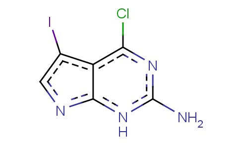4-CHLORO-5-IODO-1H-PYRROLO[2,3-D]PYRIMIDIN-2-AMINE